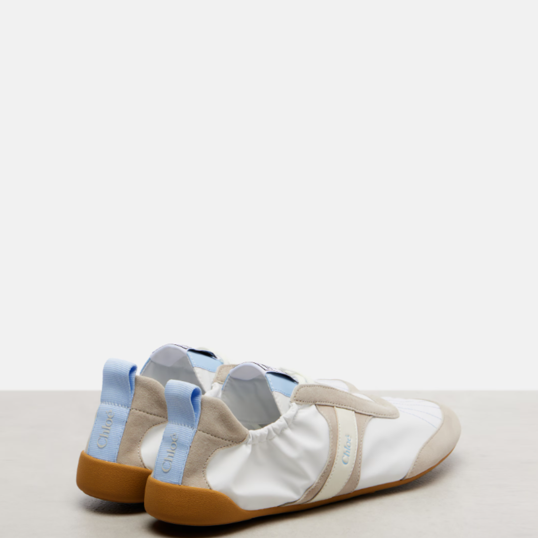 Chloé Kick Sneakers Albastru Ciel